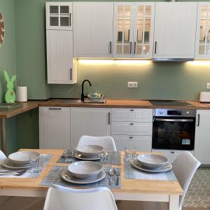 Η κουζίνα ή μικρή κουζίνα στο Delicias Beach