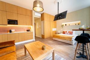 TV a/nebo společenská místnost v ubytování The Charm of Bolhão - Nairobi