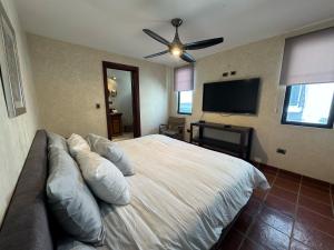 TV a/nebo společenská místnost v ubytování Macarena Guest House