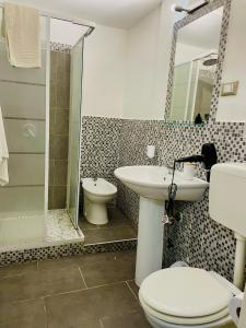 Koupelna v ubytování Alberto1