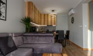 Posezení v ubytování Jesionowe Apartamenty nad Odrą, Stare Miasto, Sauna w jednym, Klimatyzacja , Garaż podziemny 0 zł, Odra River , Old Town, New building, Air conditioning, Sauna only in one, Underground garage FREE