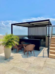 Ban công/sân hiên tại Loft tecno