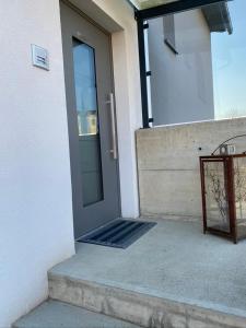 Balkón nebo terasa v ubytování LandNest Ferienwohnung