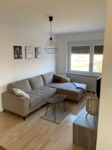 Posezení v ubytování LandNest Ferienwohnung
