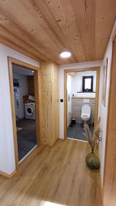 a bathroom with a toilet in a room at Chez Bernadette in La Bresse +15 photos