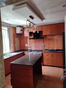 Kuchyň nebo kuchyňský kout v ubytování M-Earl Luxury Appartments