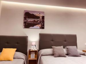 Posezení v ubytování Hostal Patria Madrid
