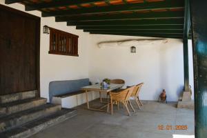 Χώρος καθιστικού στο Finca la Hachita.