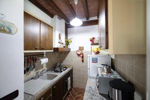 A kitchen or kitchenette at La Casetta nel Bosco
