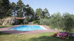 The swimming pool at or close to La Casetta nel Bosco