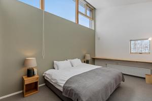 Postel nebo postele na pokoji v ubytování Kabayama Chalet