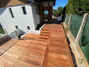 Balkón nebo terasa v ubytování un petit coin de paradis