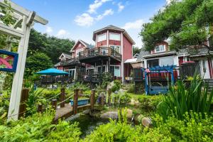 Κήπος έξω από το Gyeongju Magic Castle Pension Pets Friendly