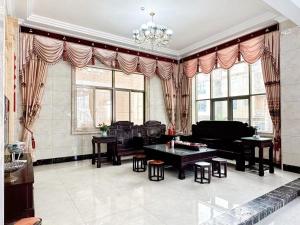 Meizhou Island Zhengxinju Homestay的休息区