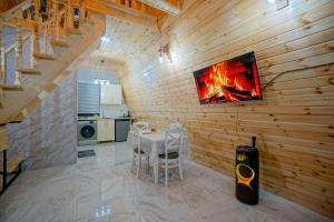 Η κουζίνα ή μικρή κουζίνα στο Qusar a-freym