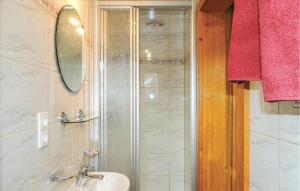 Łazienka w obiekcie Ferienwohnung In Aschau