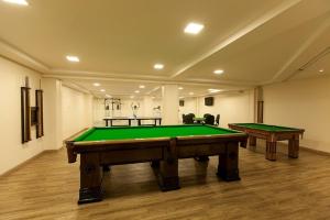 Biliár nebo kulečník v ubytování Hotel Rafain Centro