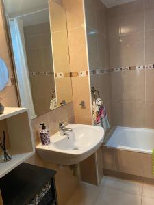 Koupelna v ubytování Residencial Algaida