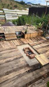 Balkón nebo terasa v ubytování Quán Nhỏ Trên Đồi Homestay