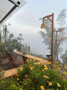 Zahrada ubytování Quán Nhỏ Trên Đồi Homestay