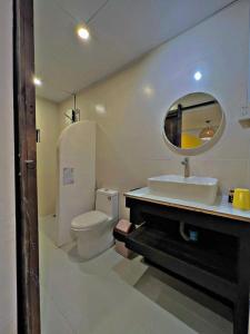 Koupelna v ubytování Quán Nhỏ Trên Đồi Homestay