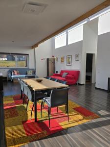 Posezení v ubytování Apartment im Salzburger Seenland