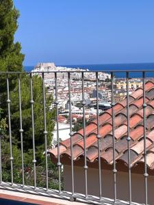 a view of a city from a balcony at El Wappo in Peñíscola