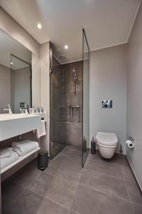 Koupelna v ubytování Hotel Odeon