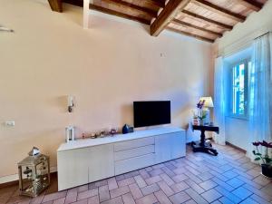 TV a/nebo společenská místnost v ubytování Suite del Ponticello - Elba Affitti
