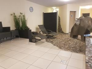 Televisyen dan/atau pusat hiburan di Residenz Allgäublick, Ihr Bett im Allgäu