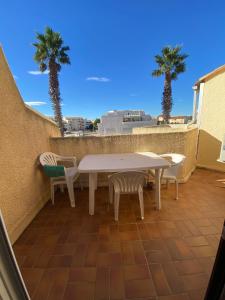Balcó o terrassa a Appartement vue port - Port Leucate