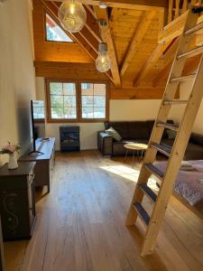 TV a/nebo společenská místnost v ubytování Casa Dadora