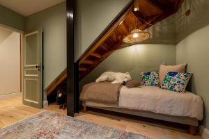 Postel nebo postele na pokoji v ubytování Sublime duplex 75m² Villa classée