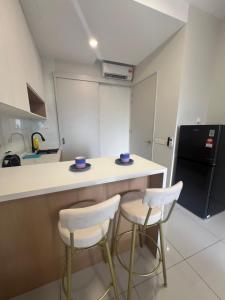 Dapur atau dapur kecil di skytrees公寓 距Aeon五分钟路程