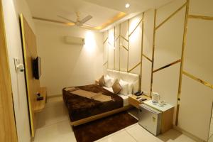 Hotel Darbar-E-Khas的休息区