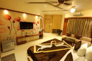 Hotel Darbar-E-Khas的休息区
