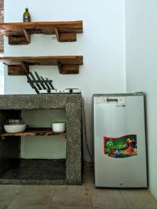 Køkken eller tekøkken på the moon coliving & holiday apartments