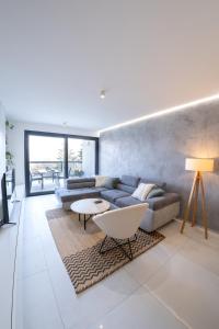 Χώρος καθιστικού στο Apartmán NAUTIS +22 φωτογραφίες