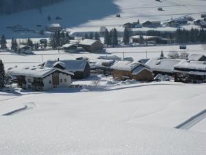 Haus Sonnseite v zimě