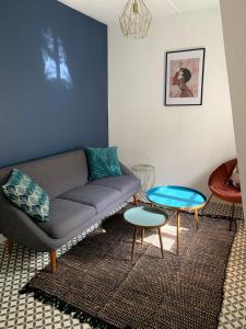 Khu vực ghế ngồi tại Appartement Coeur historique de Bayeux