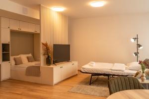 Posedenie v ubytovaní P23 Apartments
