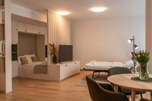 Posedenie v ubytovaní P23 Apartments