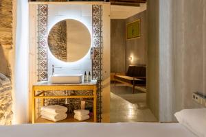Koupelna v ubytování Hotel Carlos V