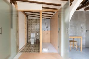 Koupelna v ubytování Hotel Carlos V