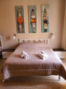 Letto o letti in una camera di 4Rooms Guest House Free Wi-Fi