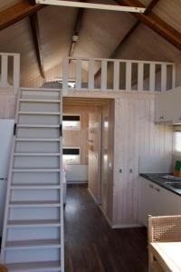 Kuchyň nebo kuchyňský kout v ubytování Sisters Beachbungalows