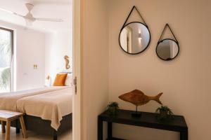 Blue Bay Curaçao Golf & Beach Resortにあるベッド