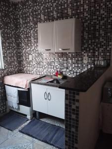 Η κουζίνα ή μικρή κουζίνα στο Casa Alto Caparaó