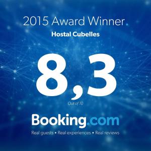 Hostal Cubelles tanúsítványa, márkajelzése vagy díja