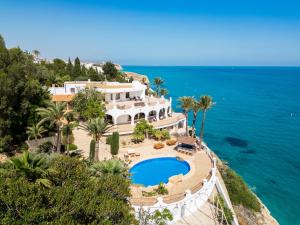 an aerial view of a villa with a swimming pool at Villa Bora Montiboli by Buccara in Villajoyosa